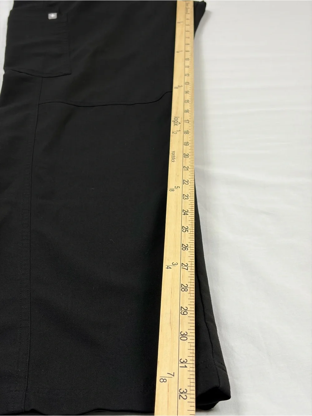 FIGS Axim Men's Black 7 Pocket Straight Leg Scrub Pants | Size L